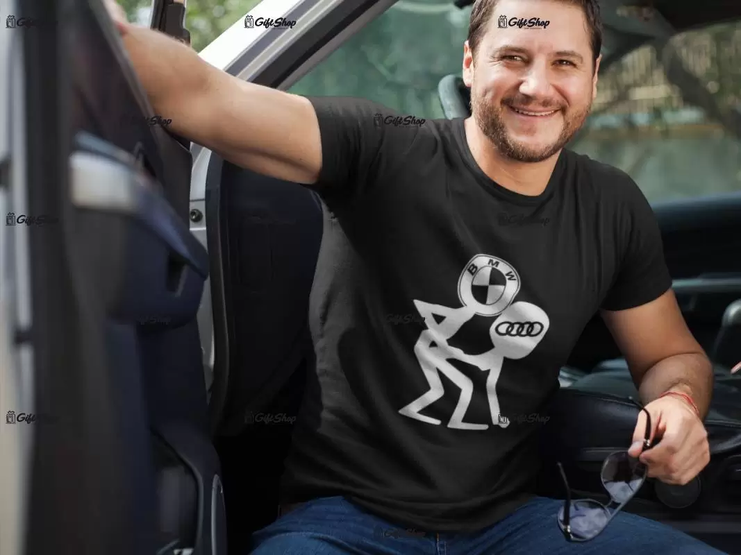 Bmw ... audi, tricou cu mesaj